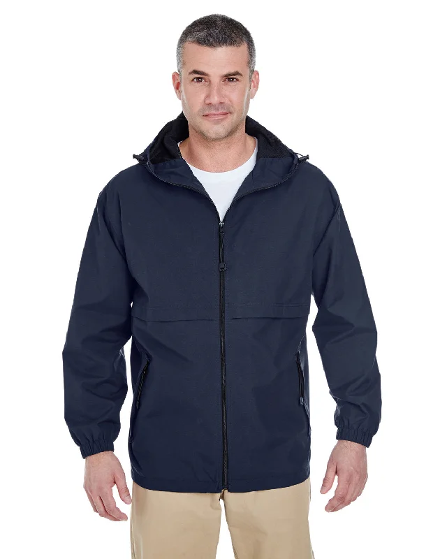 Classic Series UltraClub 8908 Adult Microfiber Full-Zip Hooded Jacket