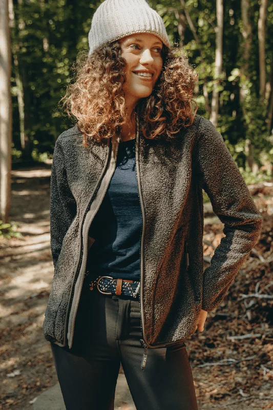 Fashion Style Windproof Full Zip Fleece - Fossil