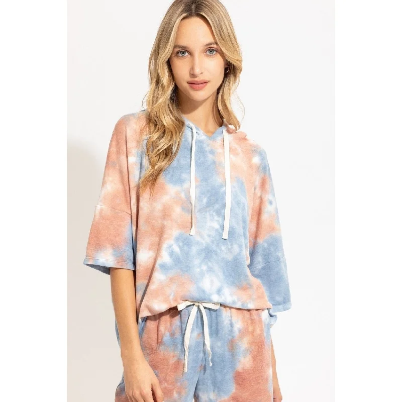 Classic Knit Tie Dye Hoodie