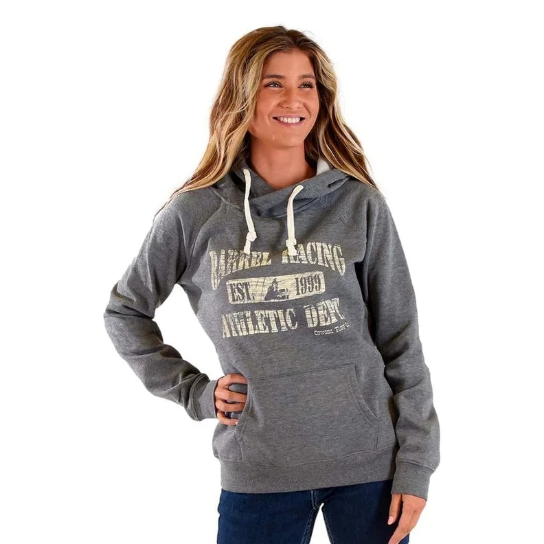 Sweet Girl Cowgirl Tuff Western Sweatshirt Womens Barrel Racing Gray SIG2248
