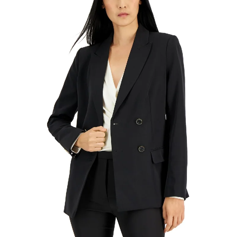 European And American Style Donna Karan Womens Suit Separate Office Double-Breasted Blazer