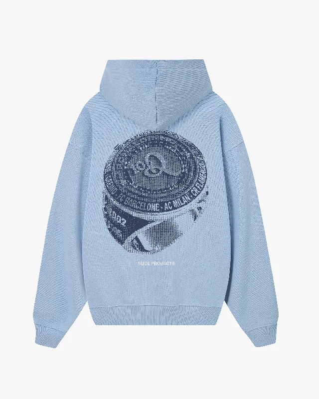 Beautiful Romance CHAMPION HOODIE LIGHT BLUE