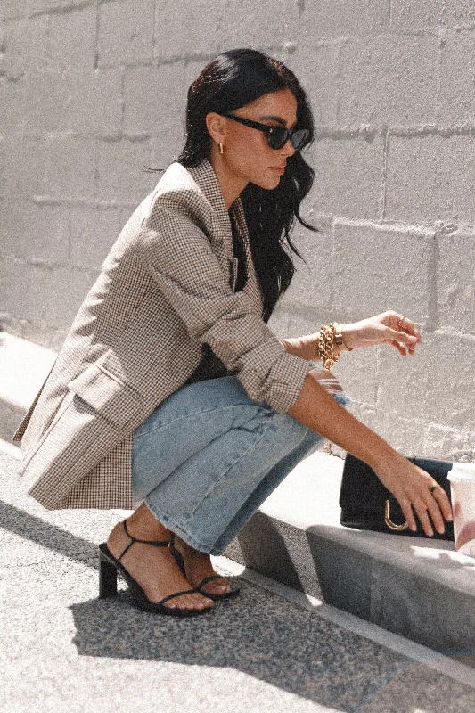 Luxury And Elegant Juliette Blazer - Brown