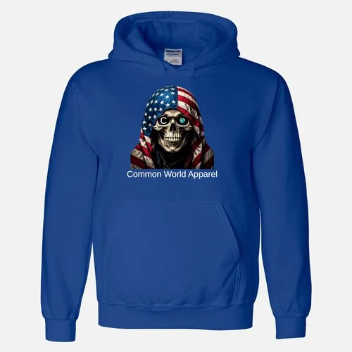 Design Perception C World Apparel Skull Hoodie