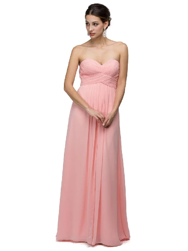 Sexy Fun Dancing Queen 8658 Sweetheart Gown with Split Front Overlay