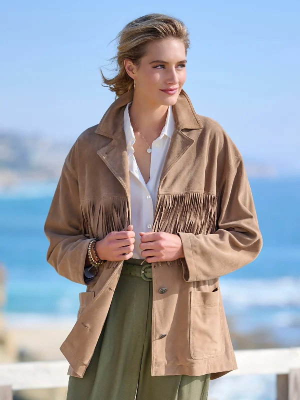 Elegant Temperament Laurel Suede Jacket
