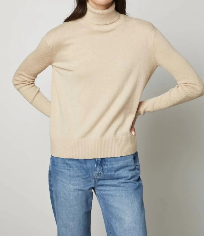 Nightclub Style Sally Sweater In Biscotti