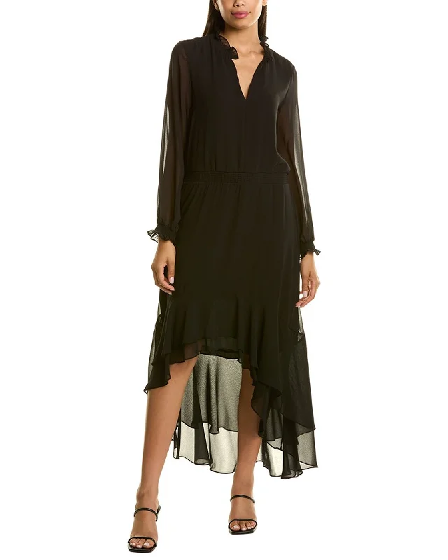 French Style 1.STATE High-Low Midi Dress