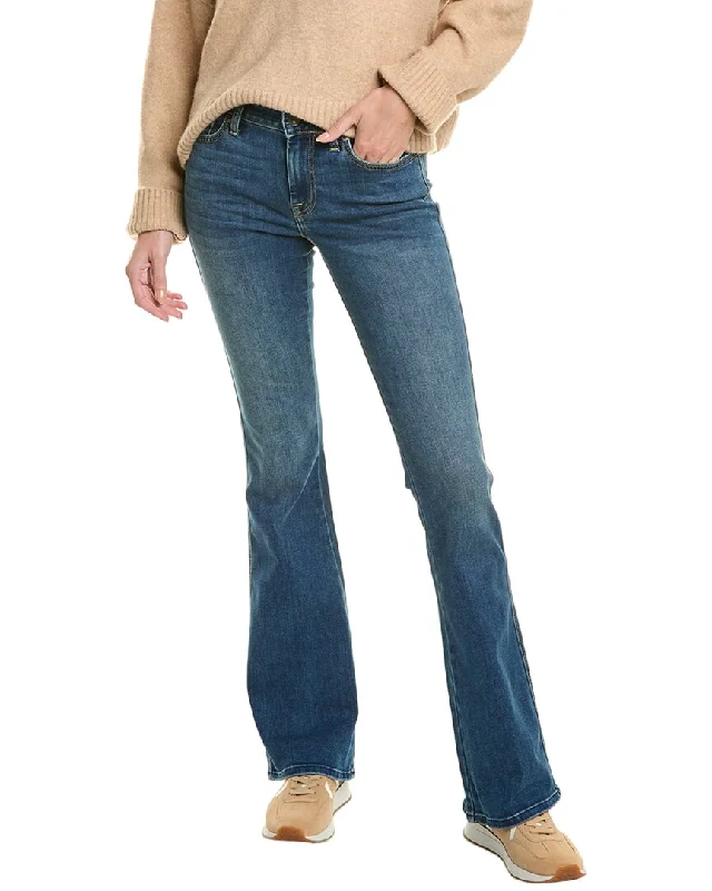 Modern City 7 For All Mankind A Pocket Authentic Blue Malimo Flare Jean