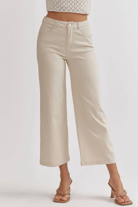 Cool Summer Acid Wash Jeans In Sand