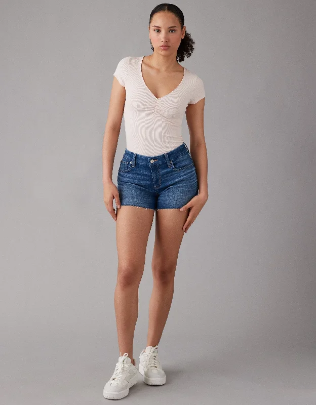 Low-key Luxury AE Next Level Curvy Denim Midi Short