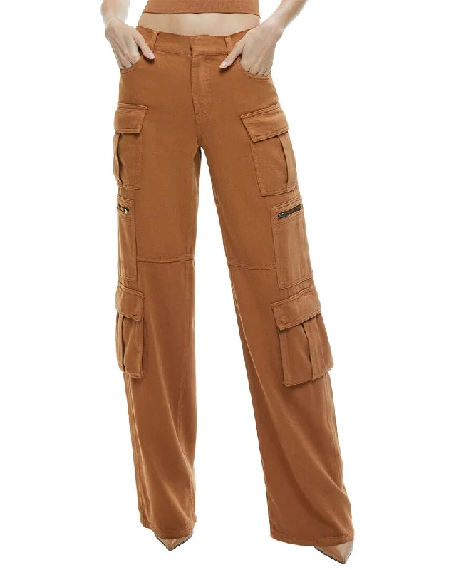 Classic alice + olivia Cay Baggy Denim Cargo Pant