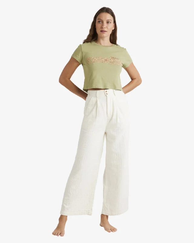 Fresh And Natural Billabong Women's Jeans Fitted Waist With Wide Legs