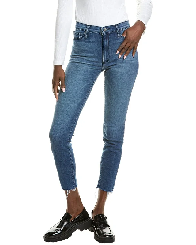 Street Charm Black Orchid Carmen High Rise Ankle Fray Right By Yo Jean