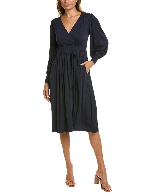 Carefree Style Boden Fixed Wrap Jersey Midi Dress
