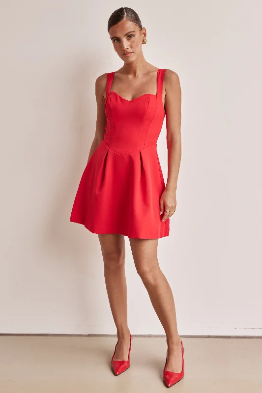 Versatile Items Brodie Mini Dress (Red)