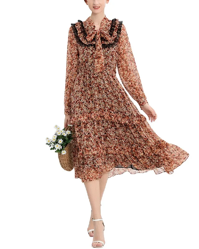 High-end Fabrics BURRYCO Midi Dress