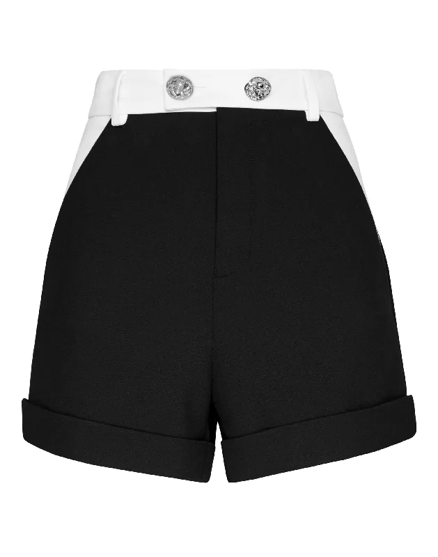 Fashion Elements Cady Black and White Short Trousers
