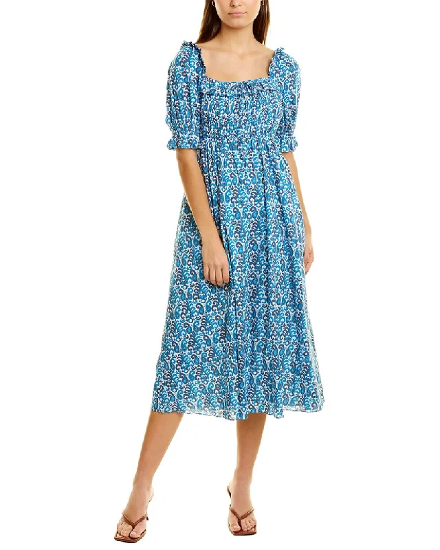 Comfortable Design Celina Moon Off-The-Shoulder Midi Dress