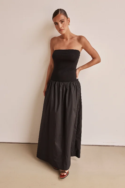 End Of The Year Davina Maxi Dress (Black)