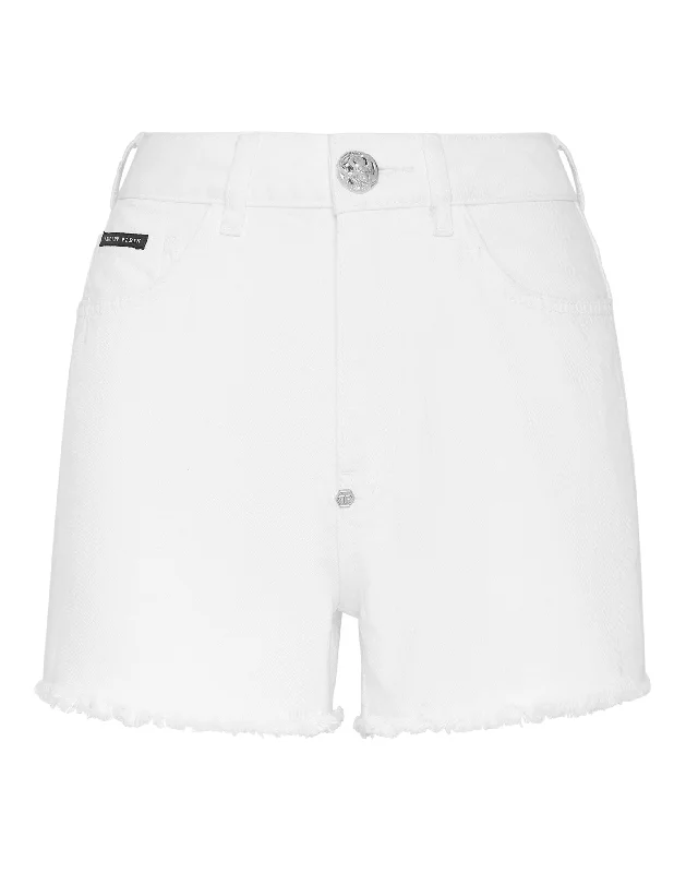 French Style Denim Hot Pants Love