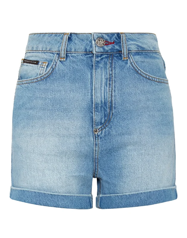Fresh And Natural Denim Hot pants