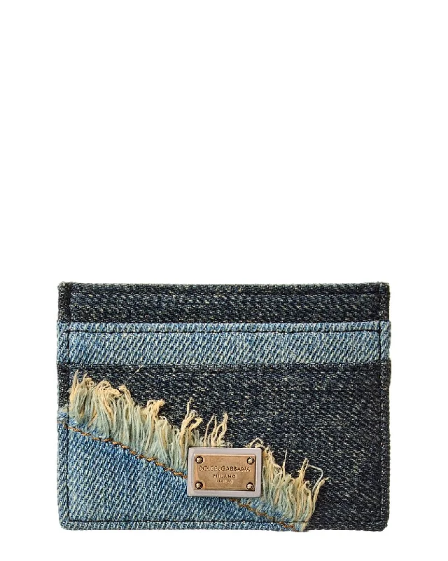 Sexy Fun Dolce & Gabbana DG Logo Denim Card Holder