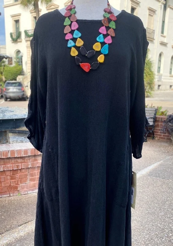 Playful Style Eva Peek-a-Boo Sleeve Dress