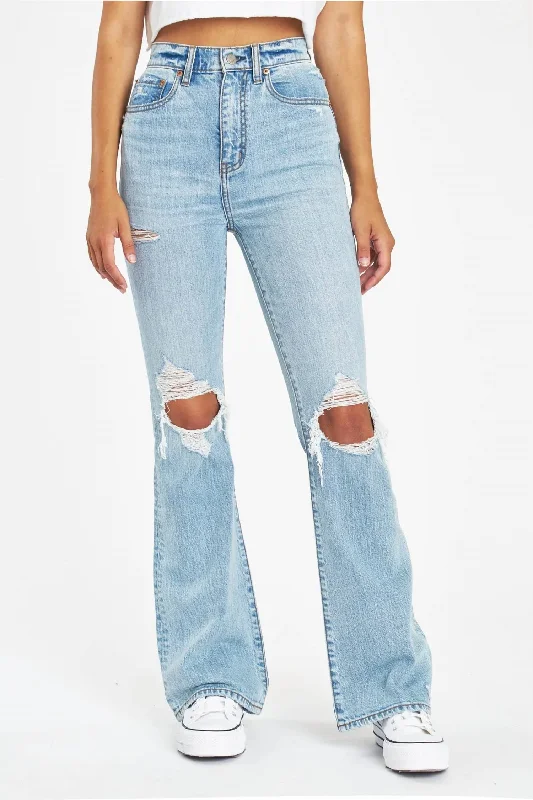 Bottom And Versatile Go-Getter High Rise Flare In Just Kiss