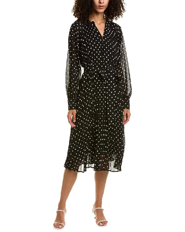Fashion Elements Gracia Accordion Pleated Midi Dress