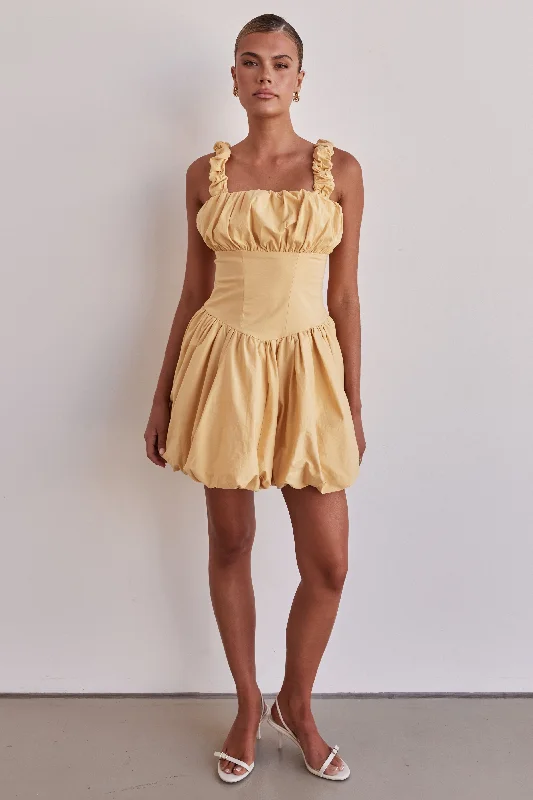 Personalized Clothing Guinevere Mini Dress (Yellow)