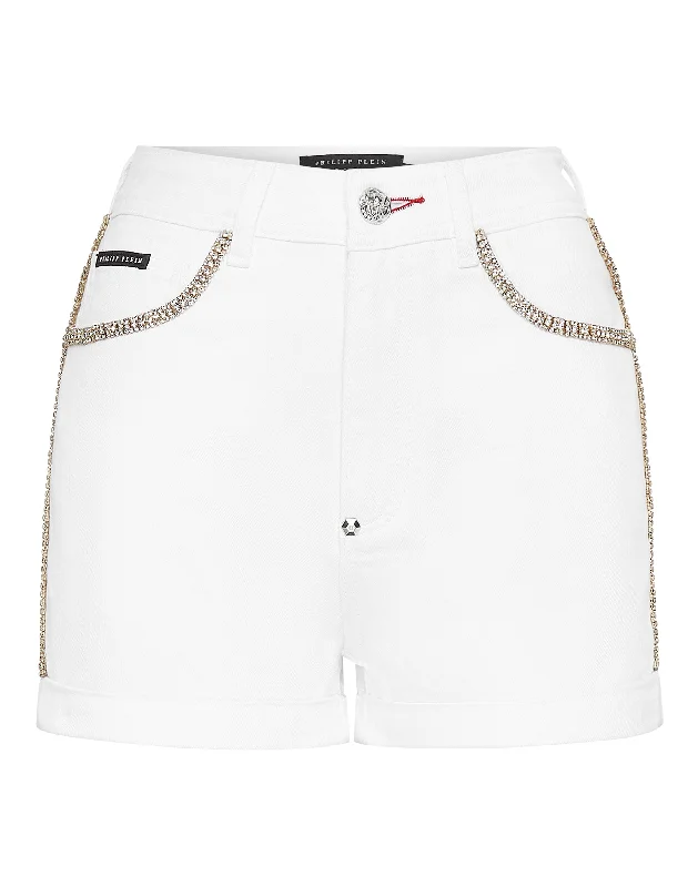 Low-key Luxury Hot pants Crystal