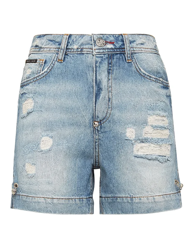 Cool Breeze At Night Hot pants Pins Iconic Plein