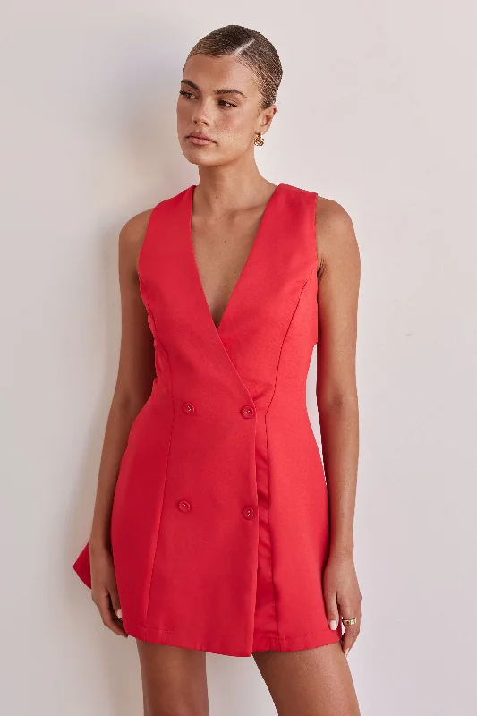 Sweet Girl Isobel Mini Dress (Red)