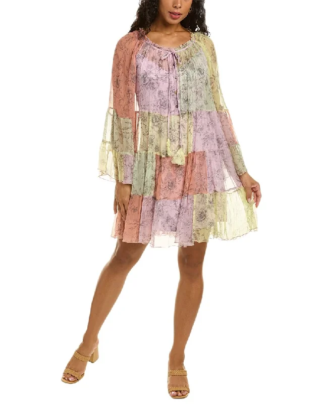 Casual Street Johnny Was Petunia Silk Mini Dress