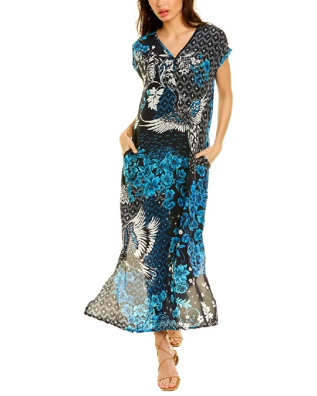 Customized Version Johnny Was Phoenix Lacey Silk Dress