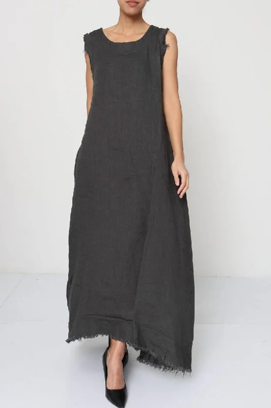 Casual Street Long Sleeveless Dress 4318