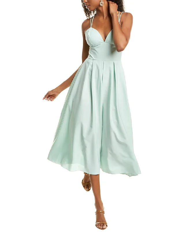 Unique Design Michele Laperle Pleated Midi Dress