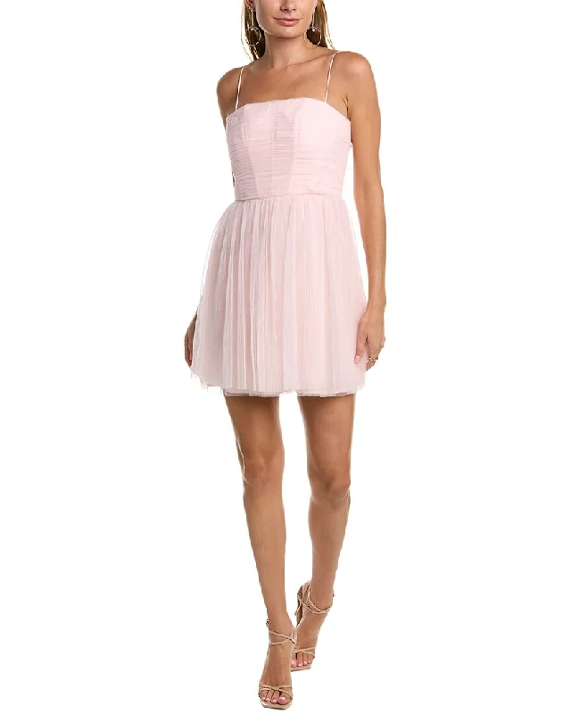 Romantic And Fresh ML Monique Lhuillier Tulle Mini Dress