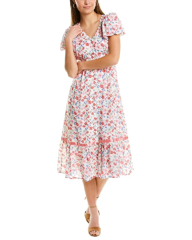 New Autumn And Winter Styles Moonsea Floral Midi Dress