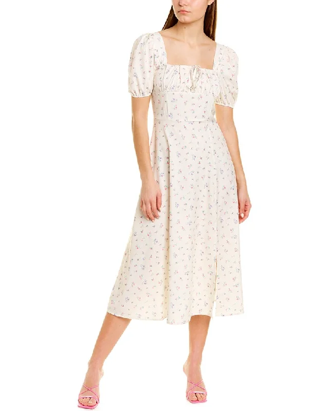 Exclusive Customization Moonsea Square Neck Midi Dress