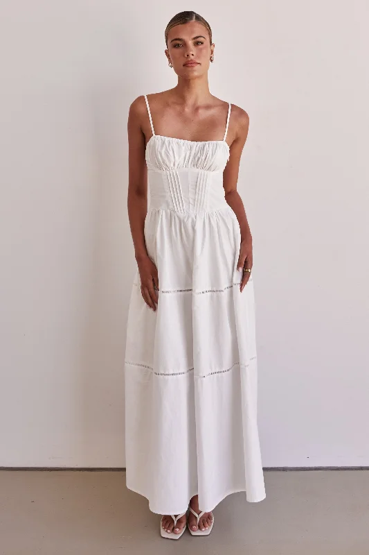 Sports Design Paolo Maxi Dress (White)