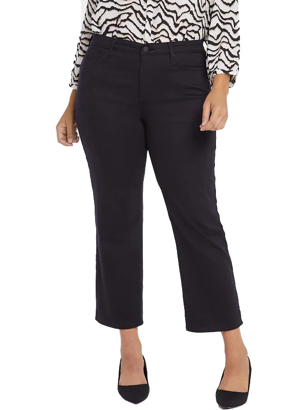 Casual Style Plus Piper Womens Relaxed Slimming Ankle Jeans