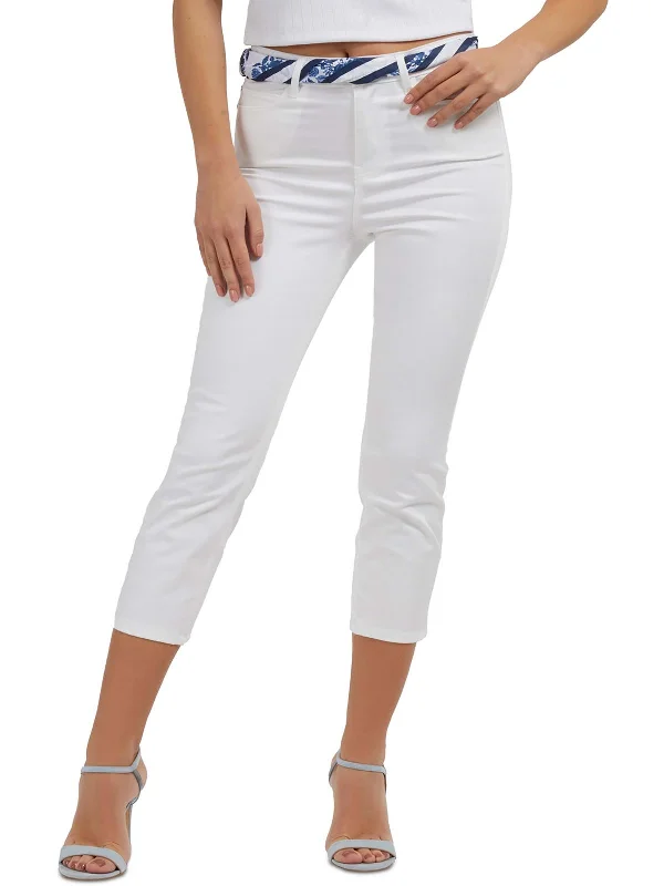 Casual Street Plus    Womens High Rise Knit Skinny Jeans