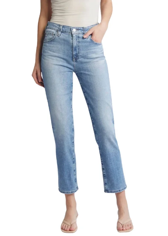 Unique Design Saige Ankle Straight Leg Crop Jeans In 22 Years Whisper