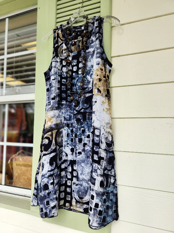 Eye-catching Personality SHIFT DRESS - Q4045 XS