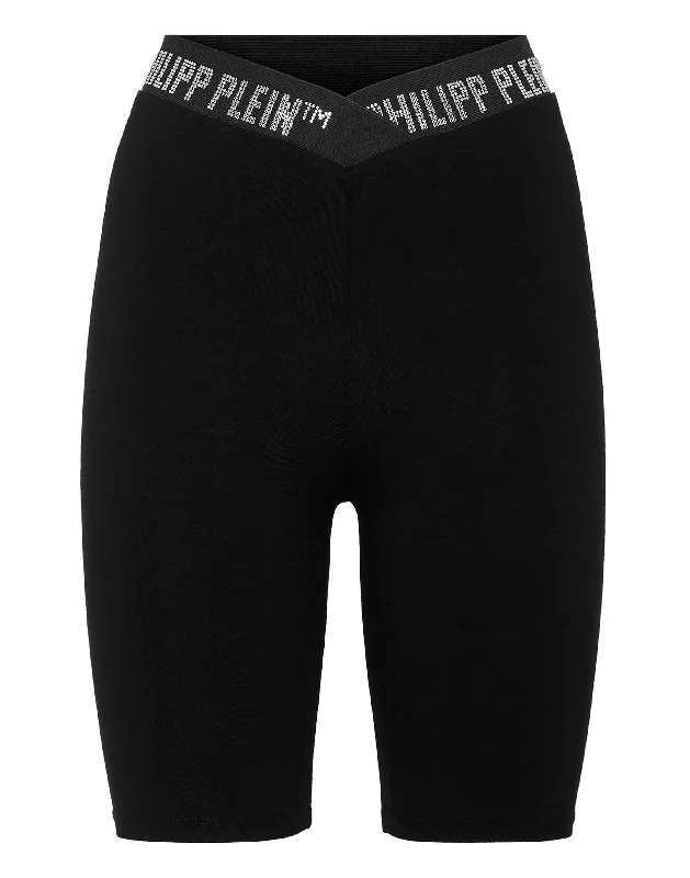 Carefree Style Super High Waist Shorts Stones Philipp Plein TM