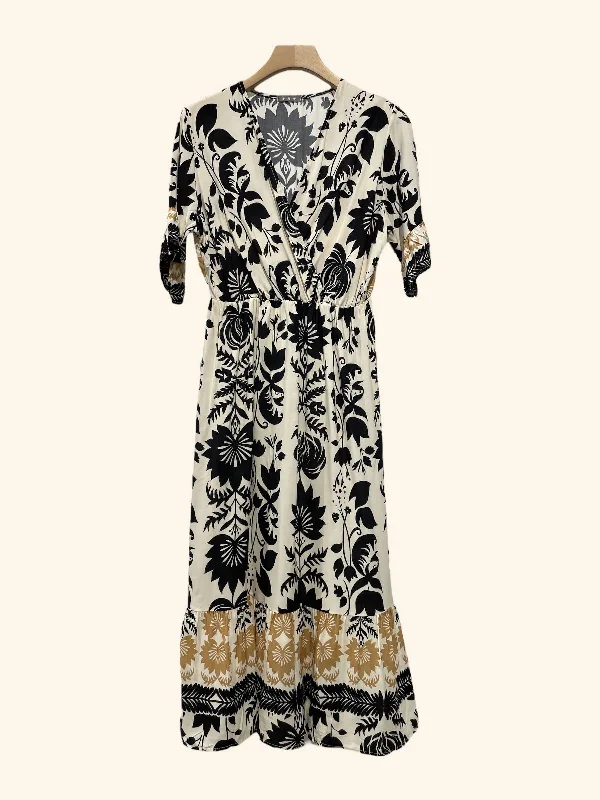 Spiritual Vitality Art 6369 V-Neck Dress
