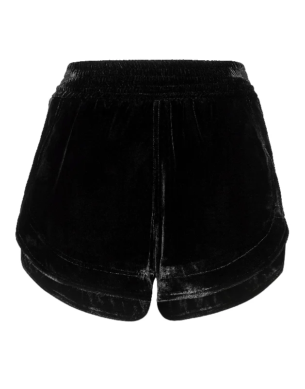 College Style Velvet Hot Pants
