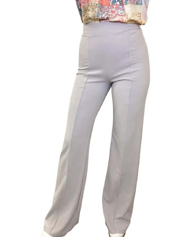 Elegant And Noble What A Treat Trouser Pants In Grey